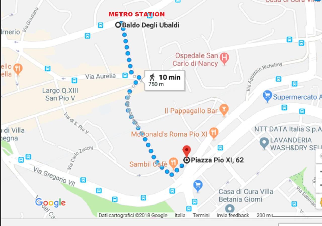 Apartament Il Nido Di Roma Zewnętrze zdjęcie